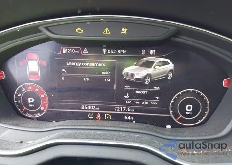 2018 Audi Sq5 3.0T Premium Plus из США, поврежденный, VIN WA1A4AFY8J2184938